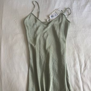 Aritzia only slip midi dress size XXS